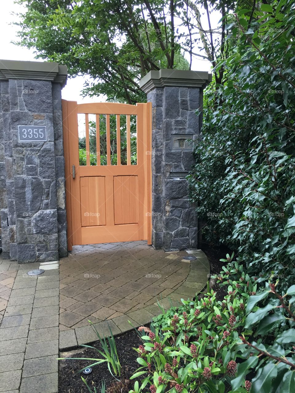 Small backyard door