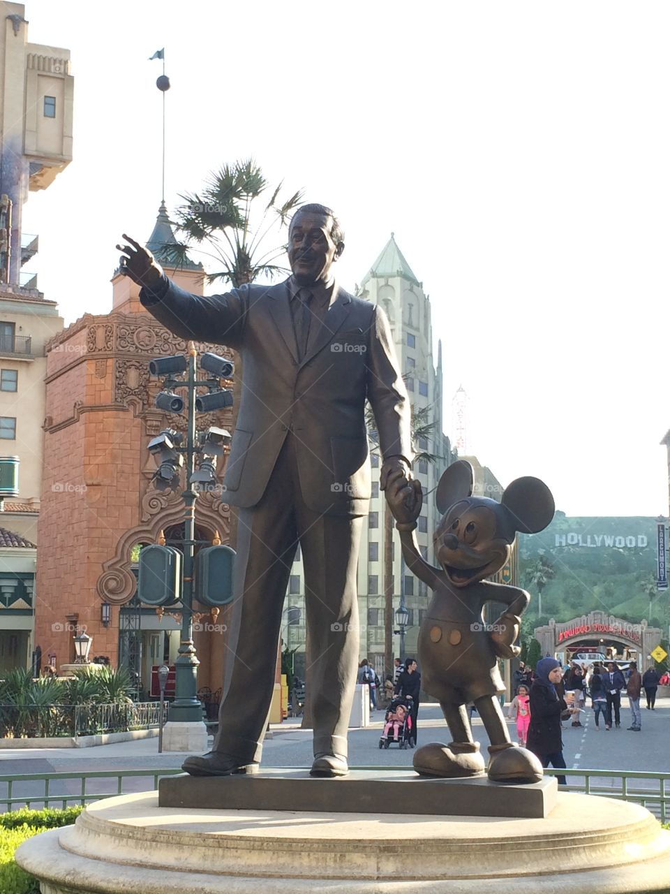 Walt and Mickey. Disneyland Paris '14