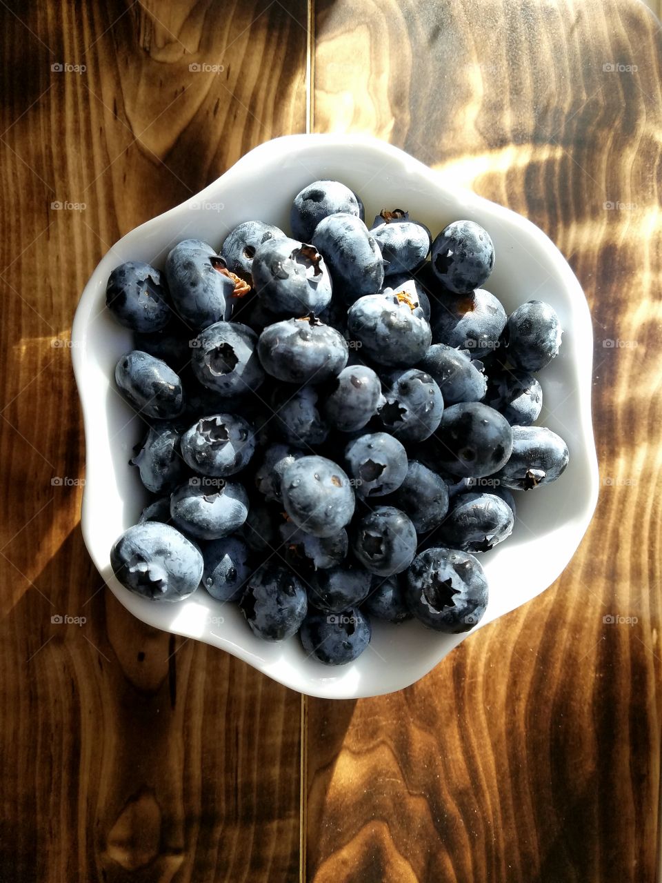 Blueberries in bowl