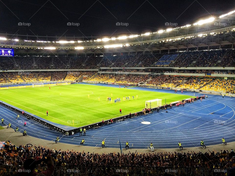 Olympic football stadium in Kyiv