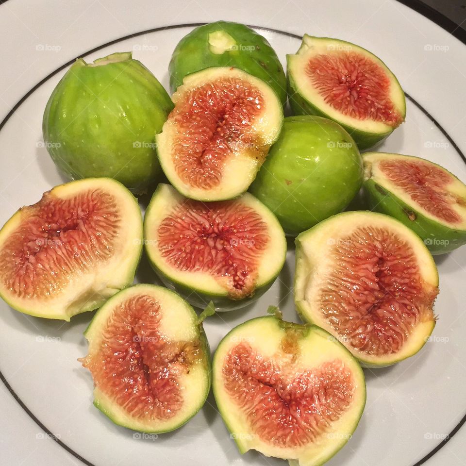 Figs . First figs of the year from my tree in Hollywood California