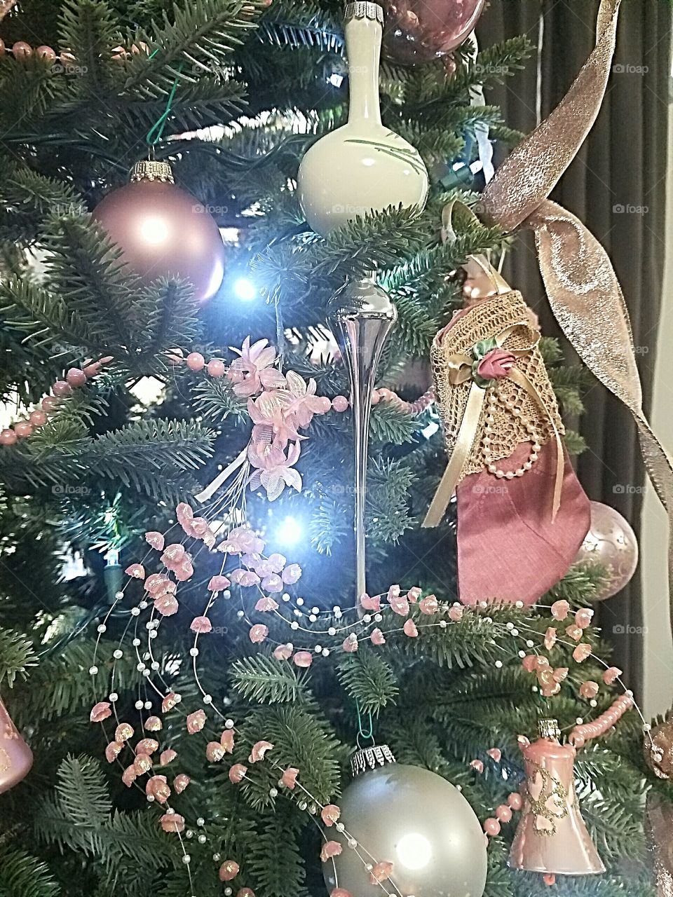 Pink Christmas ornaments