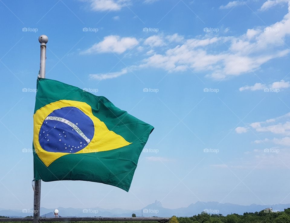 Hope on the future - Brazilian Flag