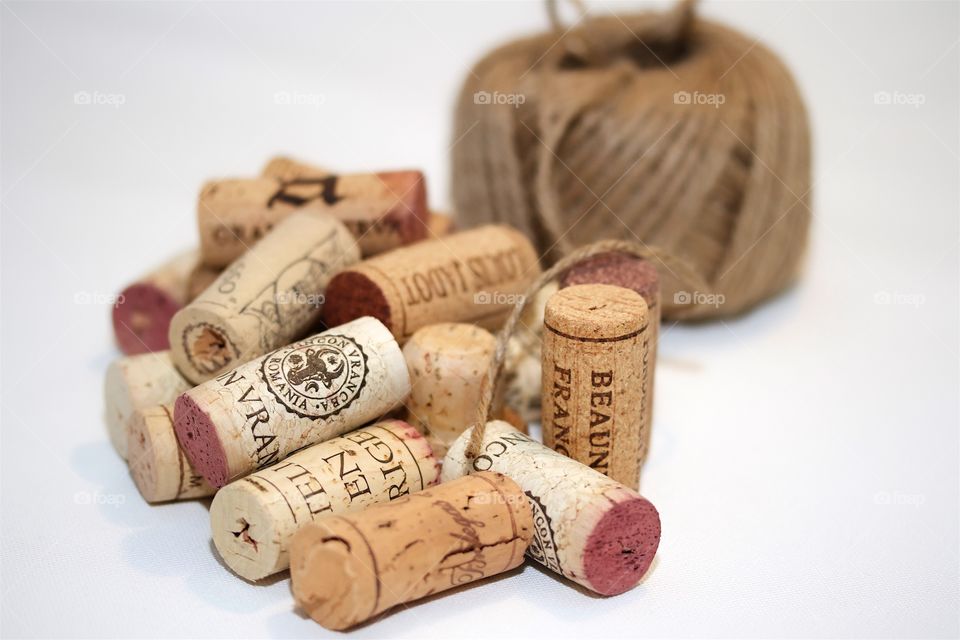 Cork bottles 