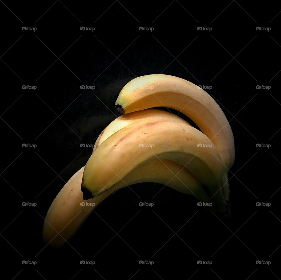 Portrait of a bunch of bananas 