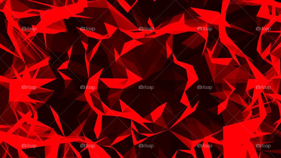 red shapes