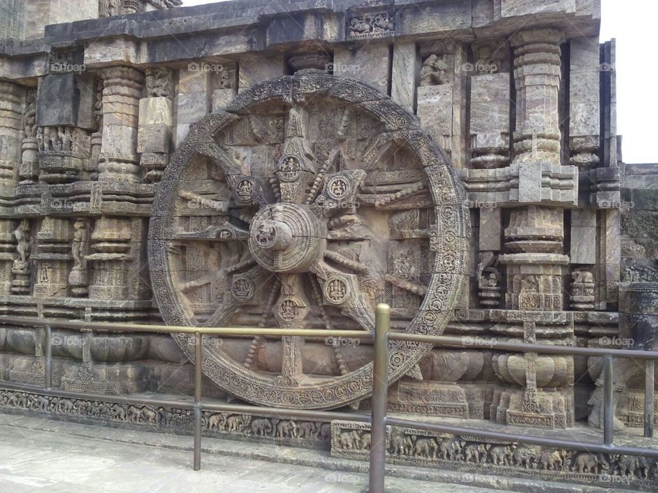 Wheel of konark temple