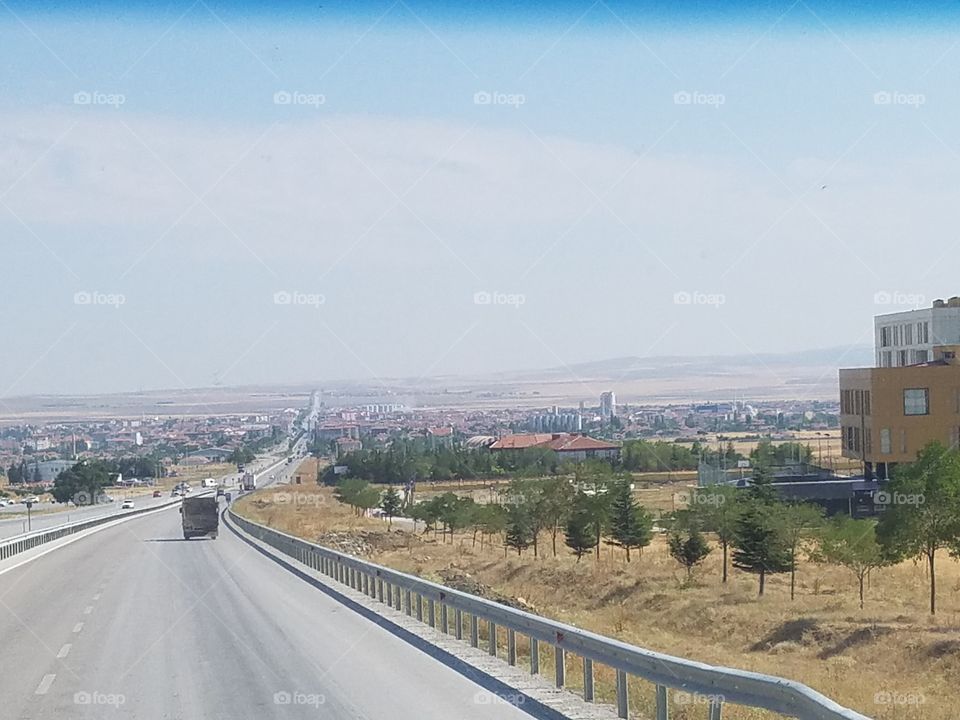 highway away from ankara turkey