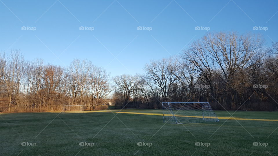 soccer field at park