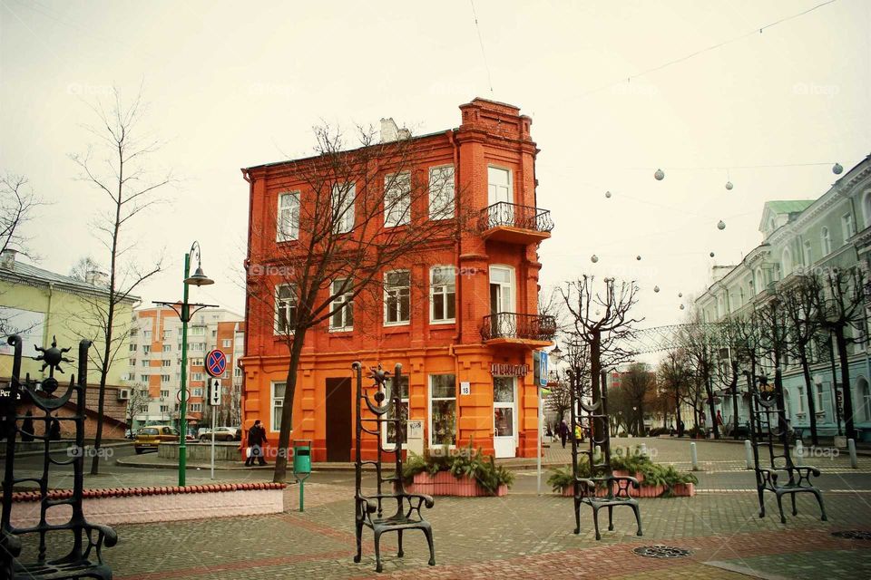The building in Mogilev, Belarus.