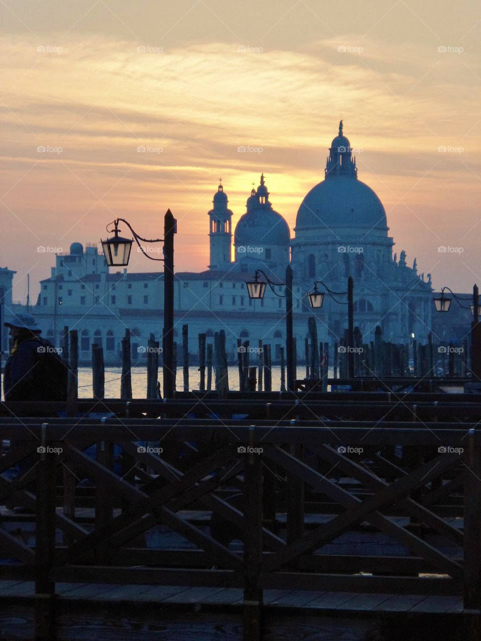 Venice in golden hour. Venice during golden hour