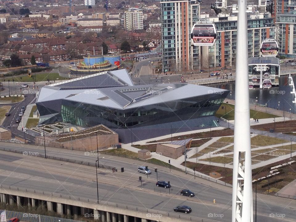 London cable car view 
