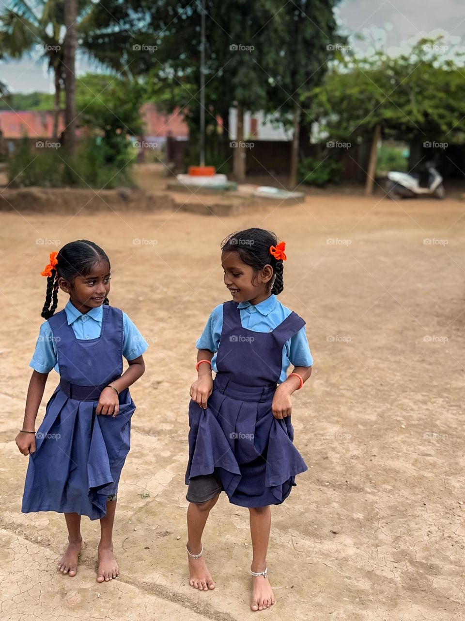 School kids dancing.