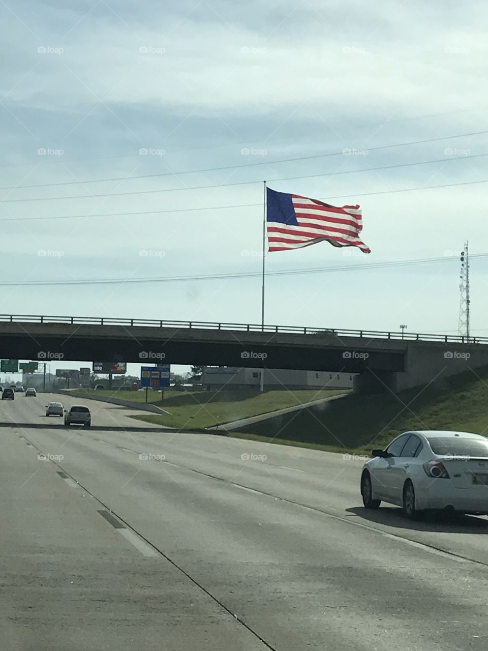 American Flag in Tulsa, Oklahoma