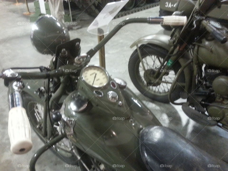 world war 2 Harley. At the Wright museum of world war 2.
