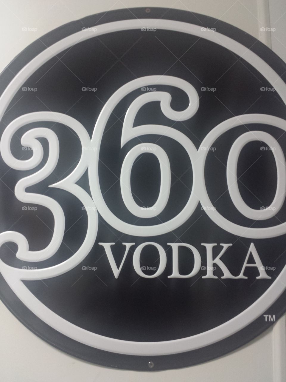 360 Vodka Bar Sign