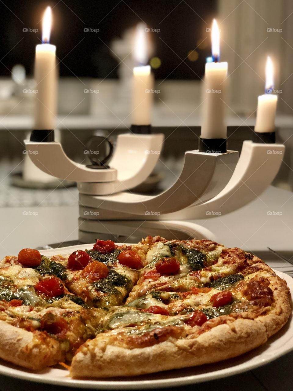 Romantic pizza 🍕