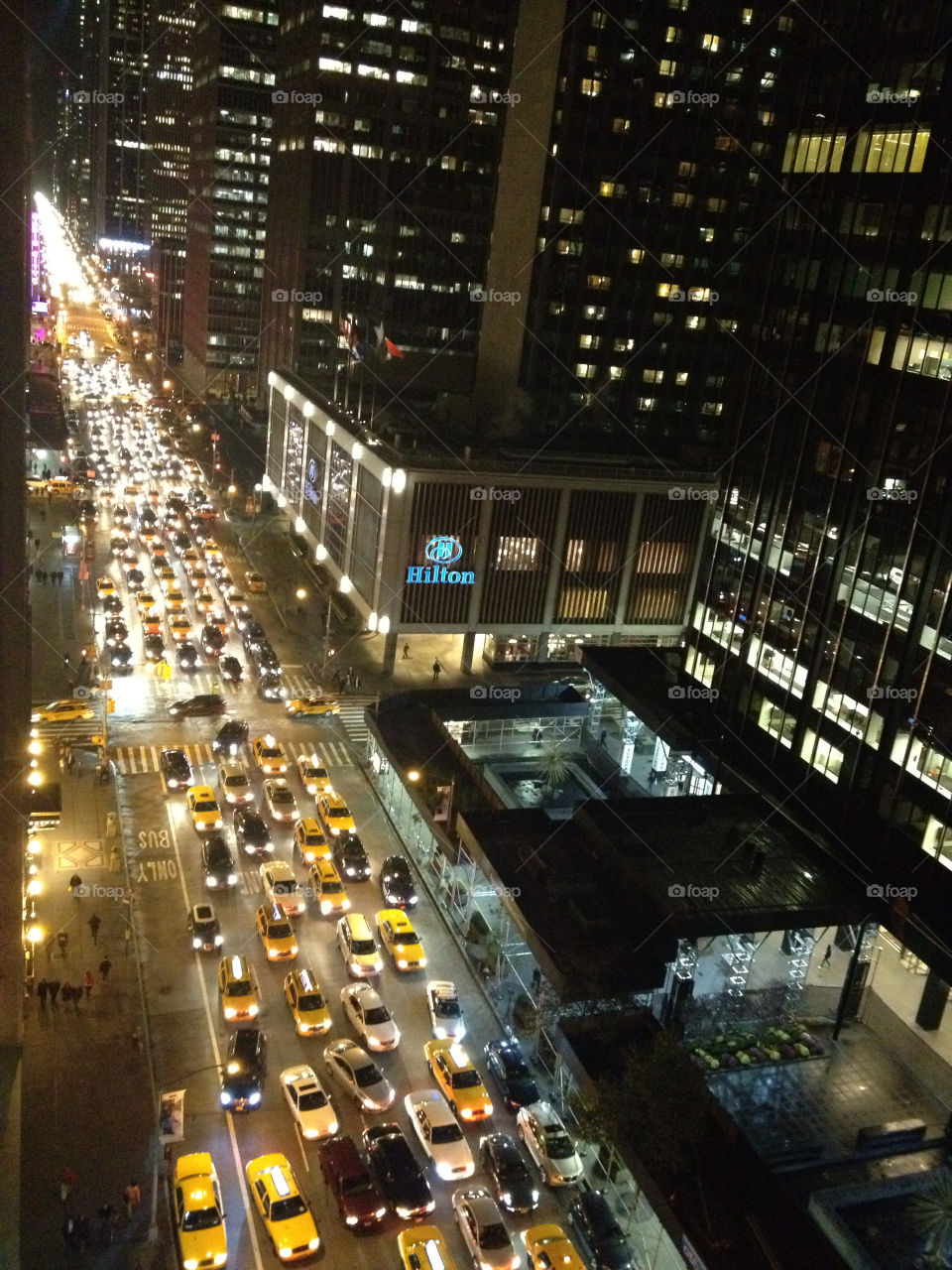 new york traffic taxi manhattan by deemaabd