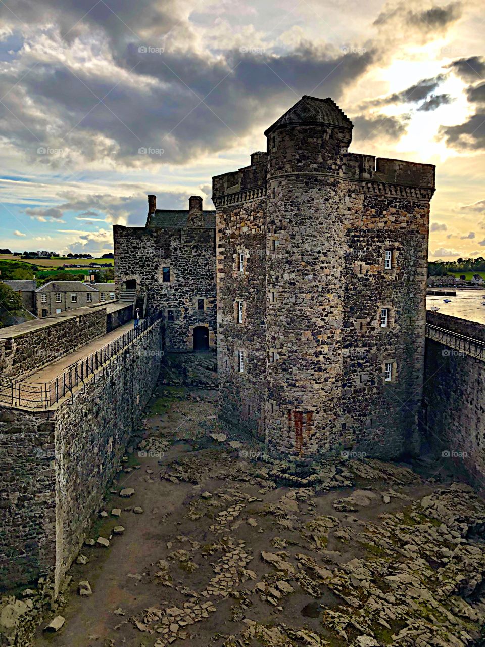 Blackness castle in Scotland 