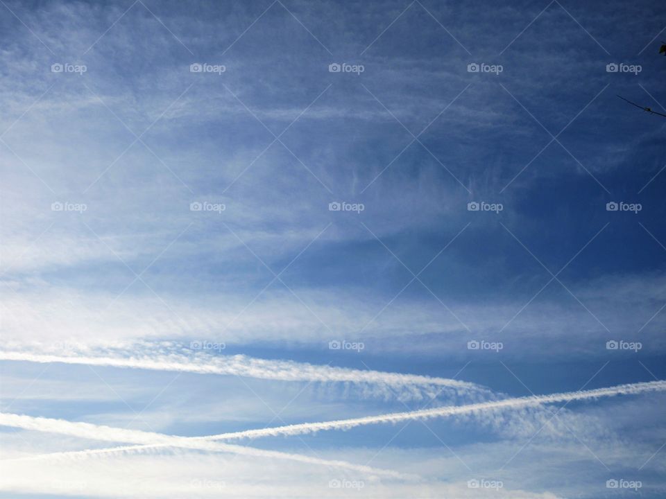 layered contrails