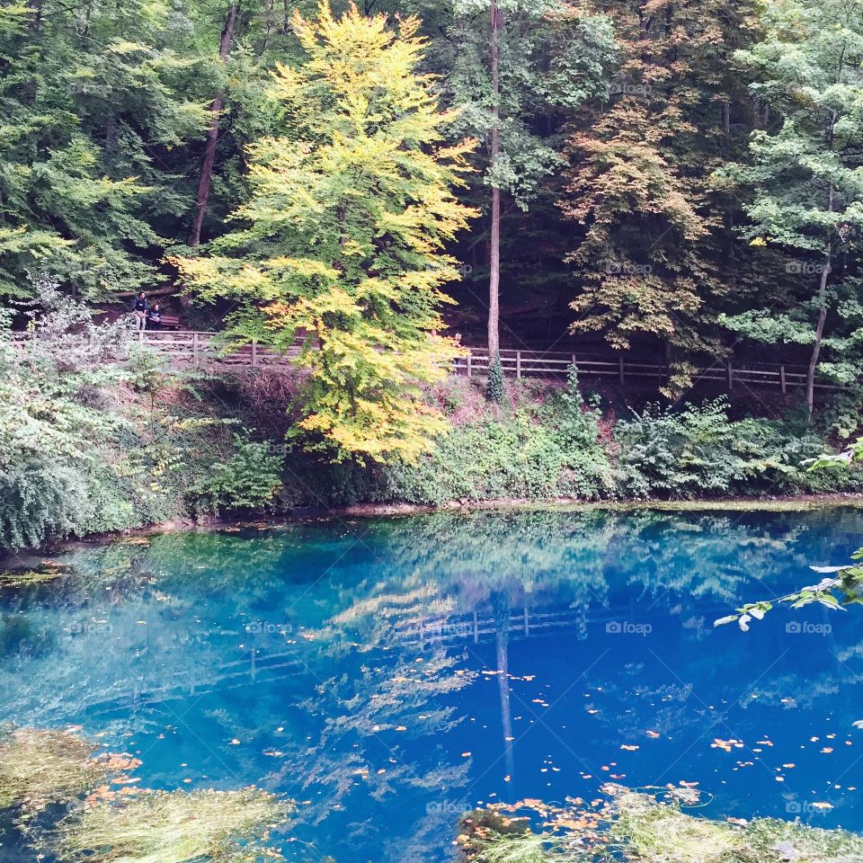 Blue pond: South Germany