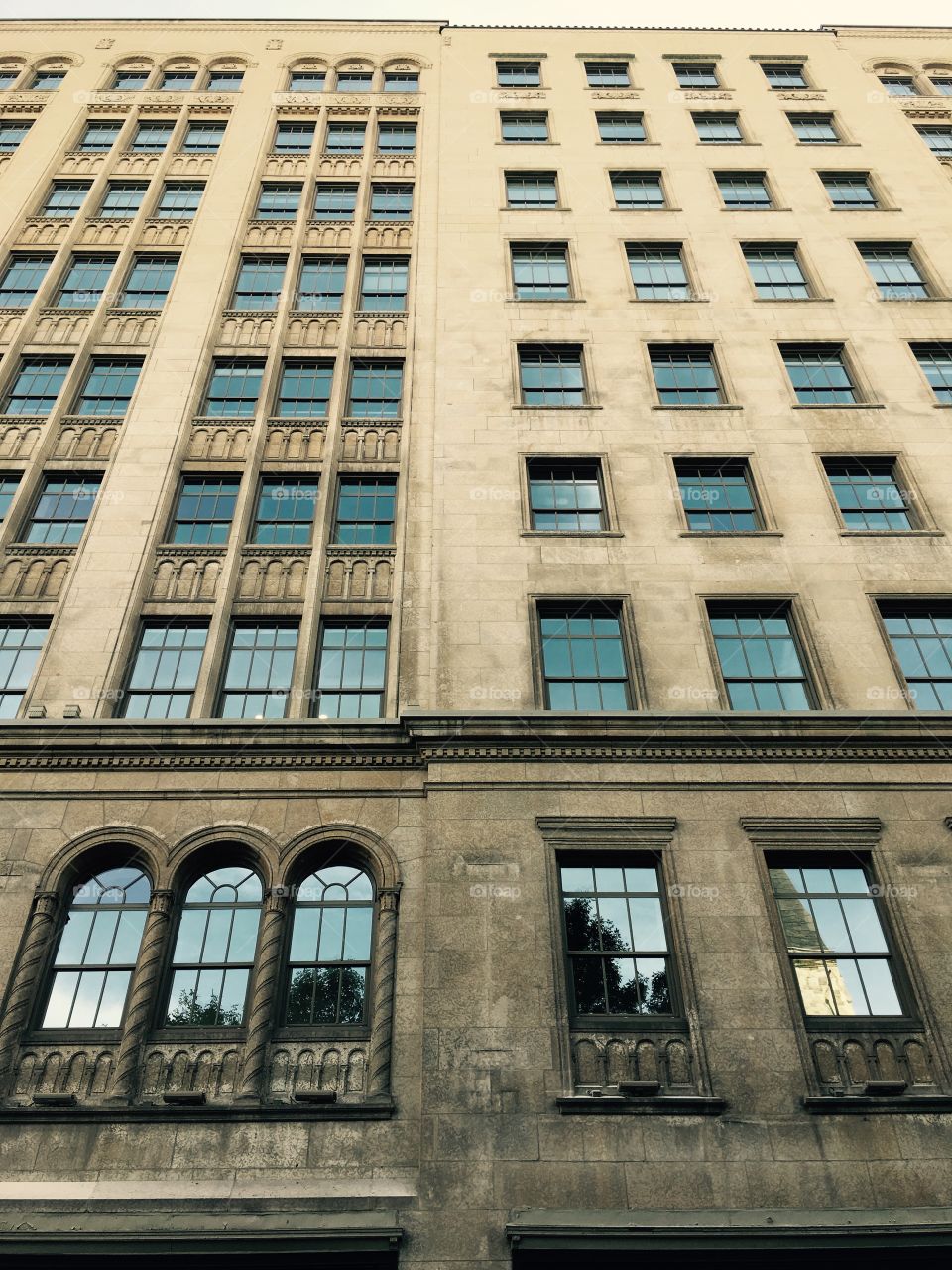 Building in Montreal downtown 
