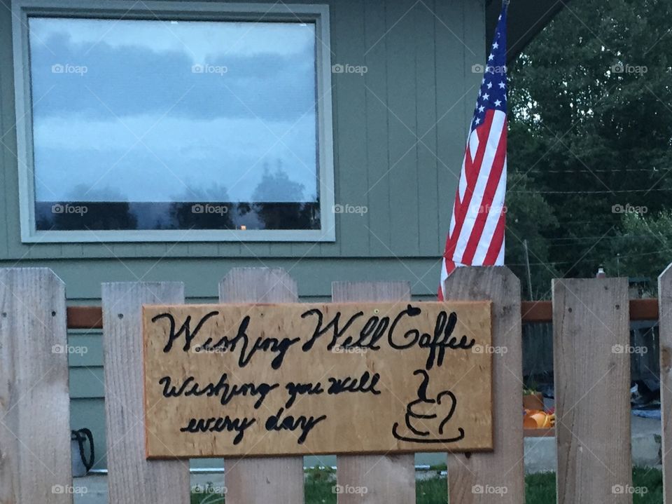 Susan Archer. A free coffee station in Anchorage, AK