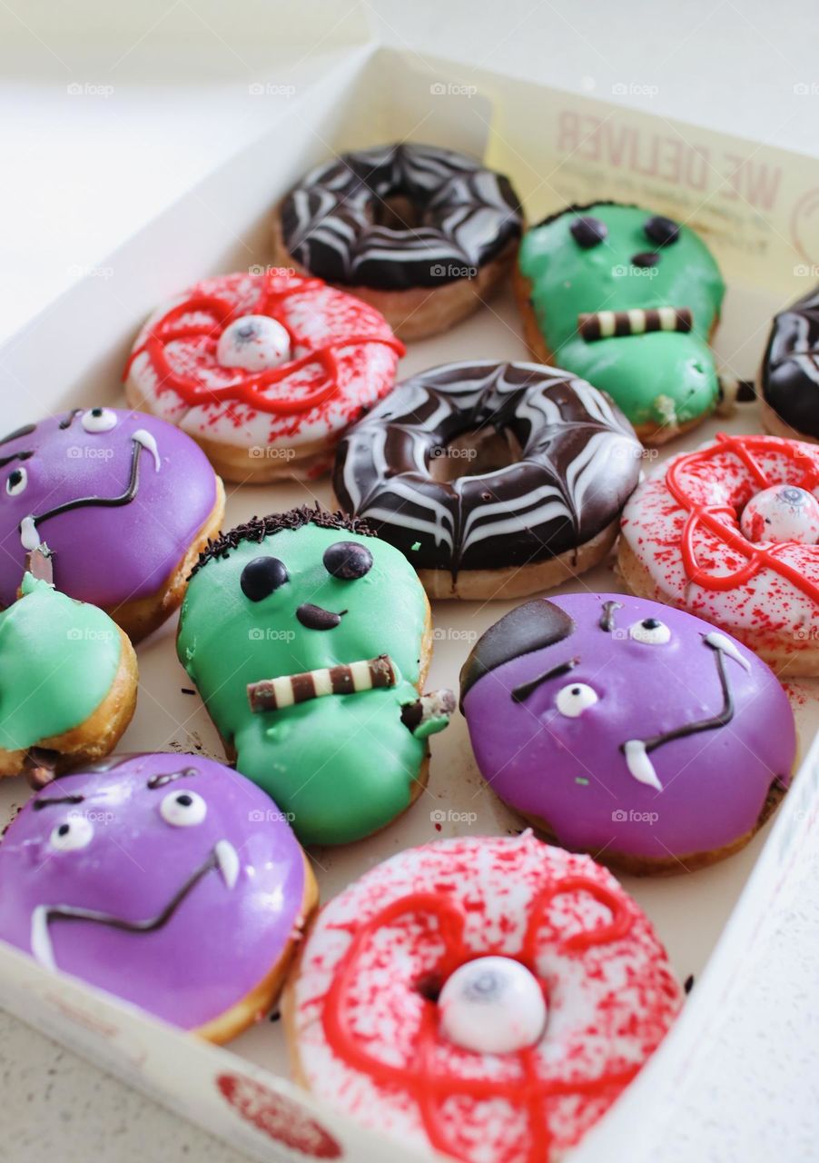 Halloween donuts 