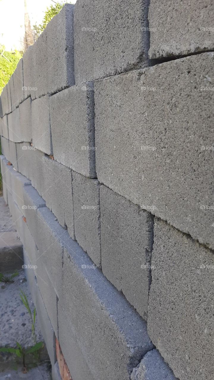 building material concrete blocks