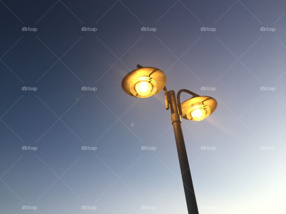 Streetlights at Dusk