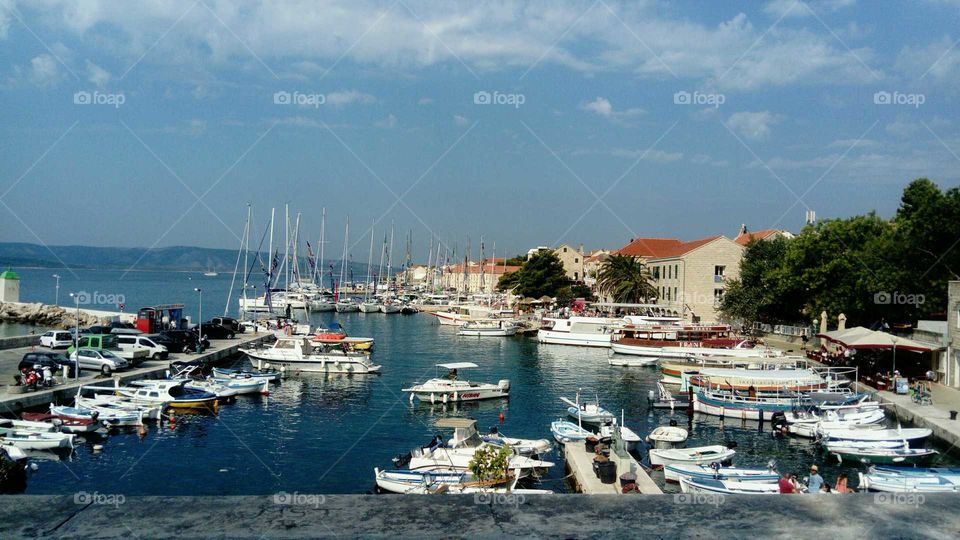 Tourist place Bol, Island Brac, Croatia