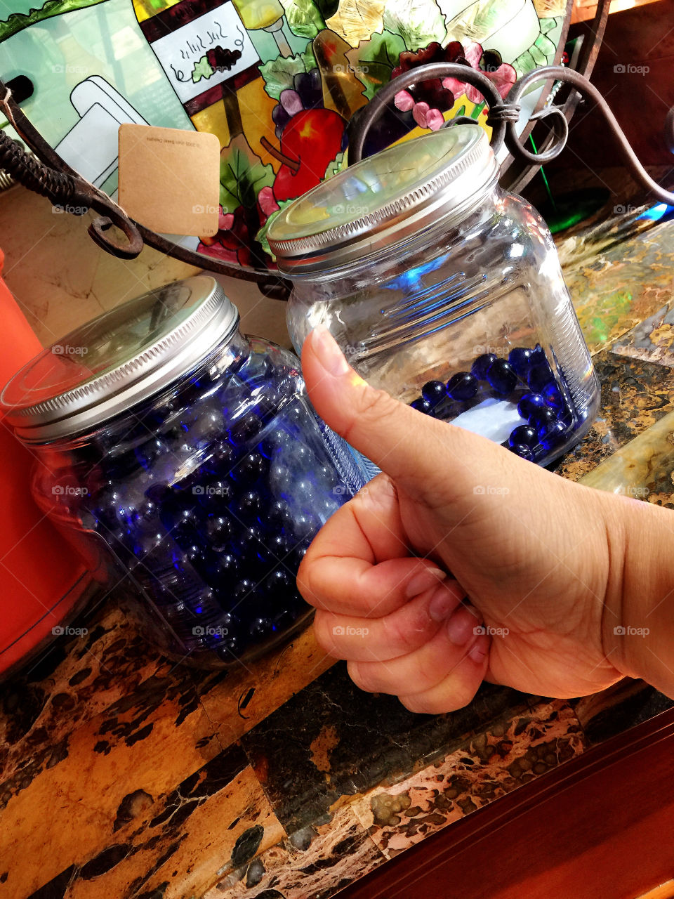 Marble jars