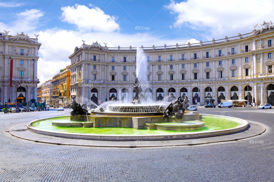 Architecture, Building, Fountain, Travel, City