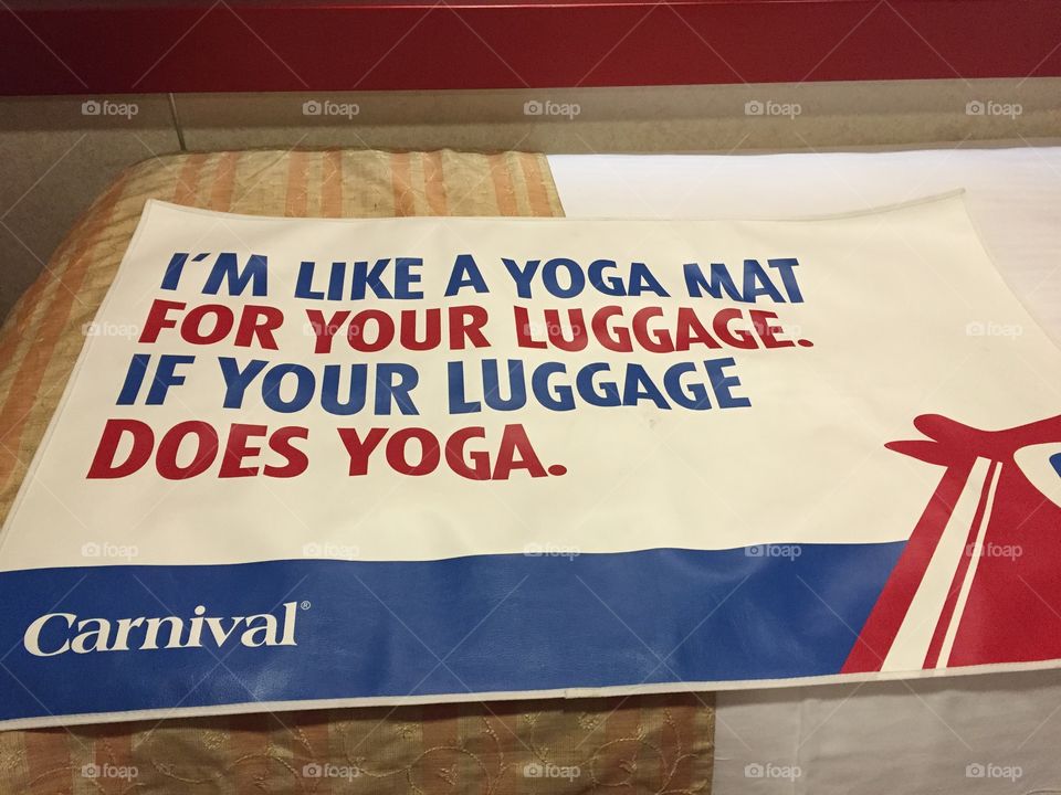 Luggage mat