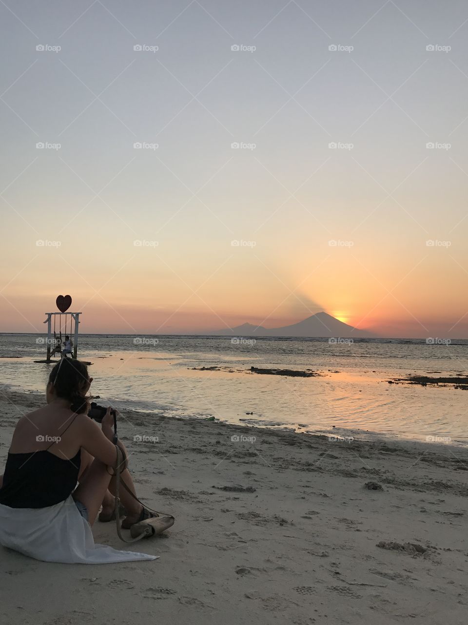 Sunset at Gili Meno, Bali