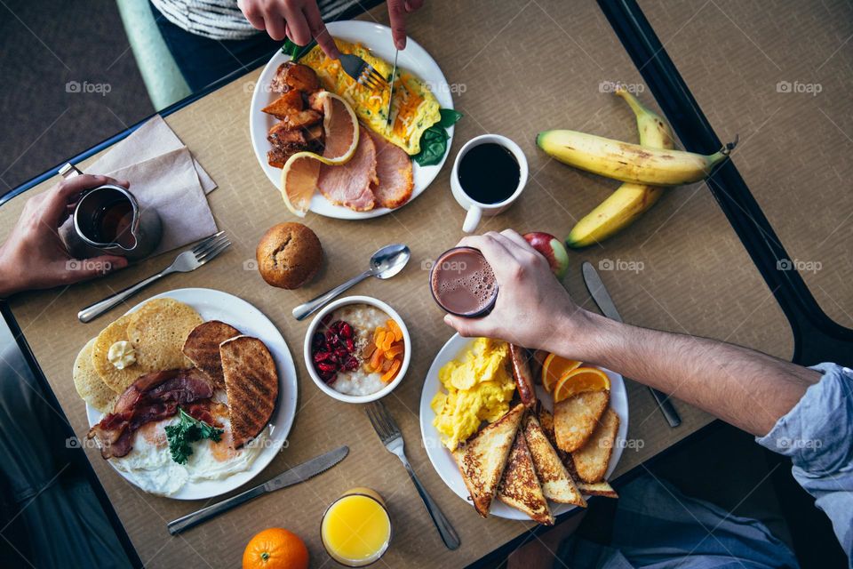 Breakfast From Above Photo