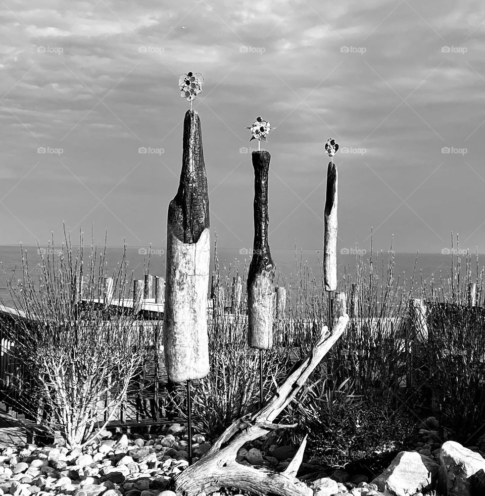 Artwork along the Chesapeake, North Beach, MD