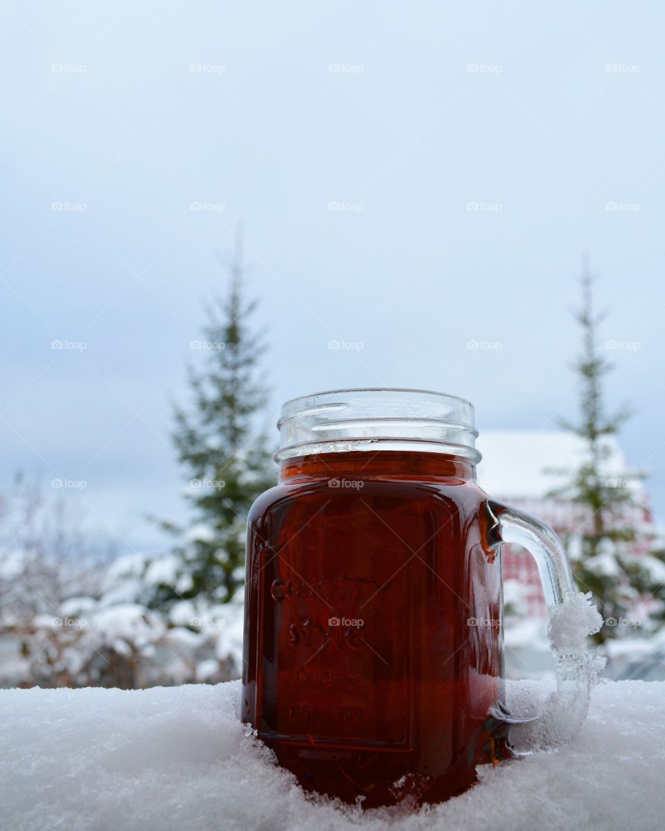 Cold, Glass, No Person, Winter, Wood