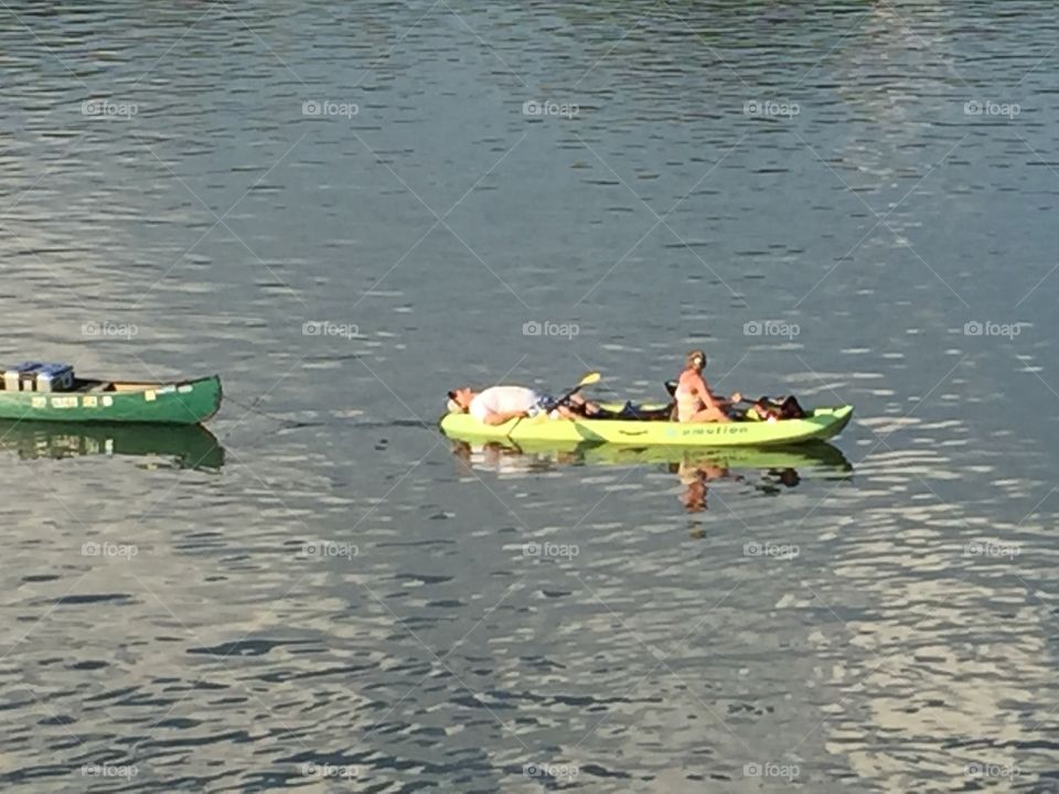Kayaking on the Susquehanna River