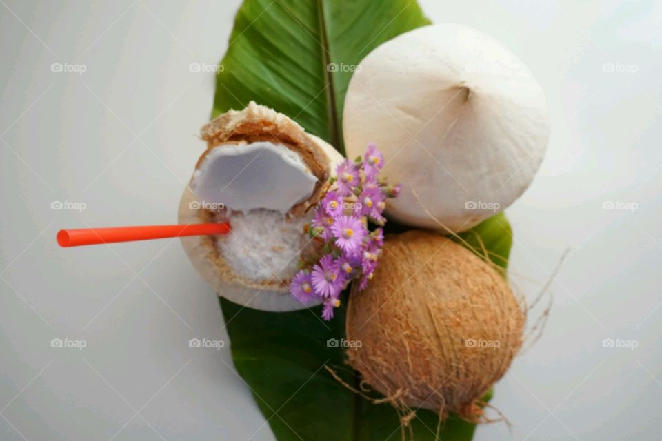 Fresh Fruit Smoothie - Coconut smoothie