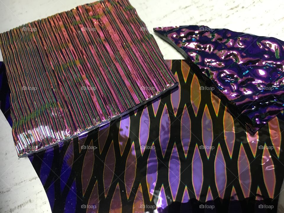 Dichroic glass