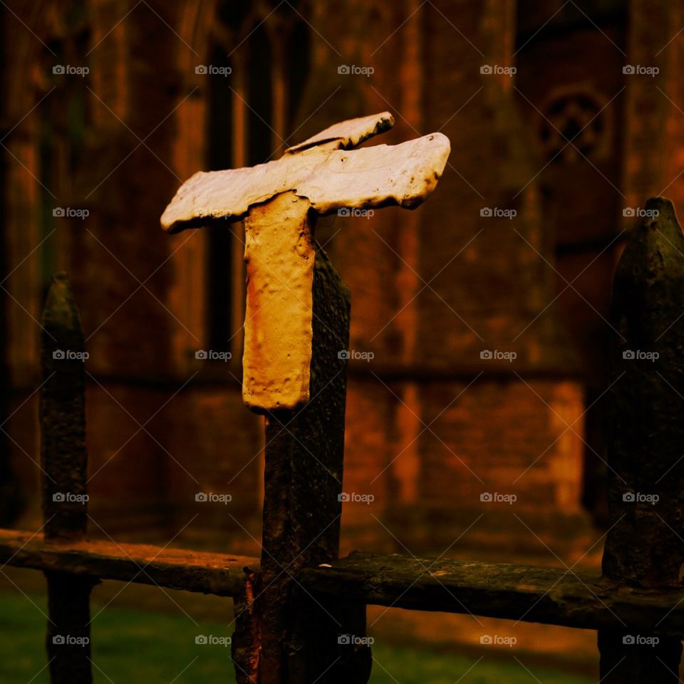 Show Us Your Best Photos, Cross Outside Of A Church In England