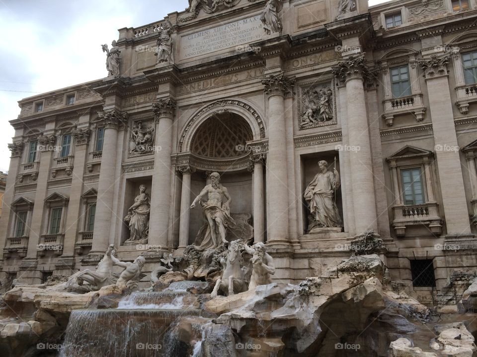 Rome Fountain . Italy