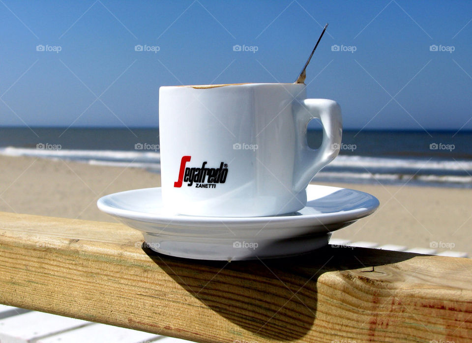 Coffee at the beach