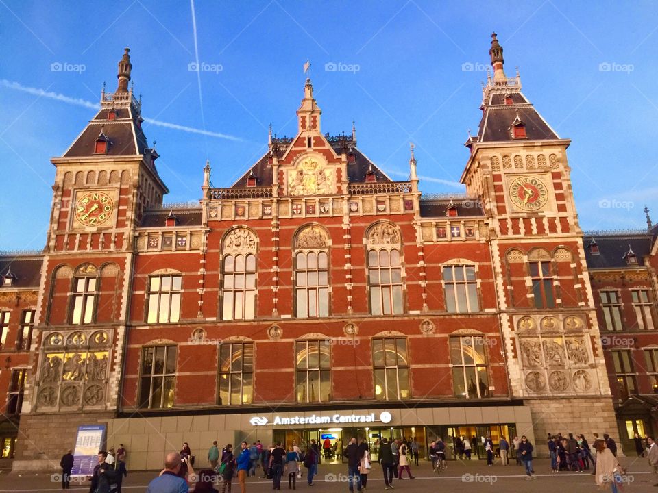 Amsterdam central station