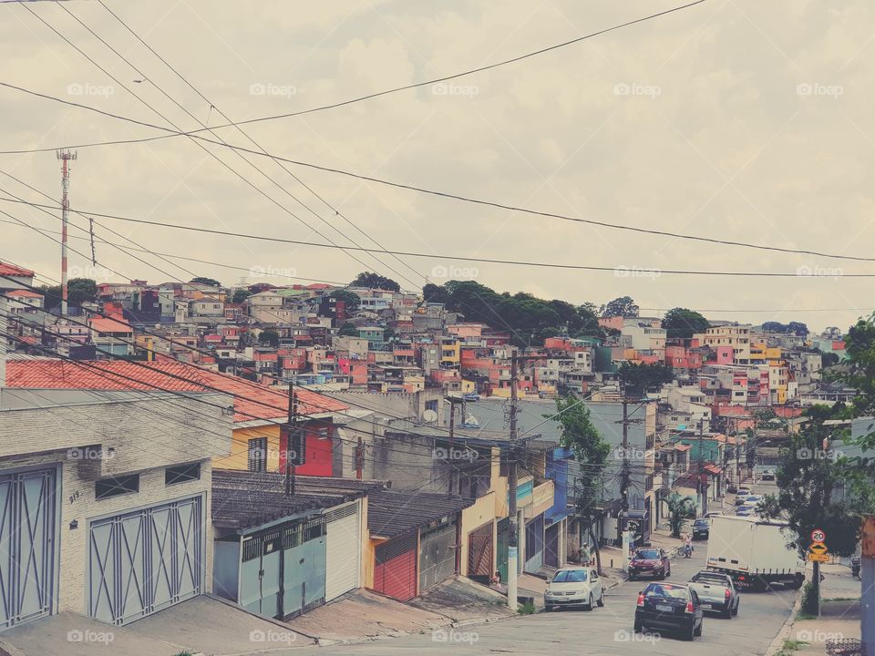 olhando a favela do alto