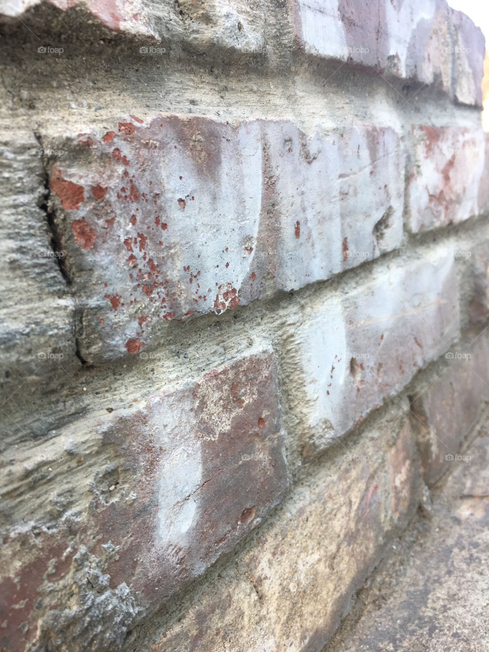Brick and spray paint 