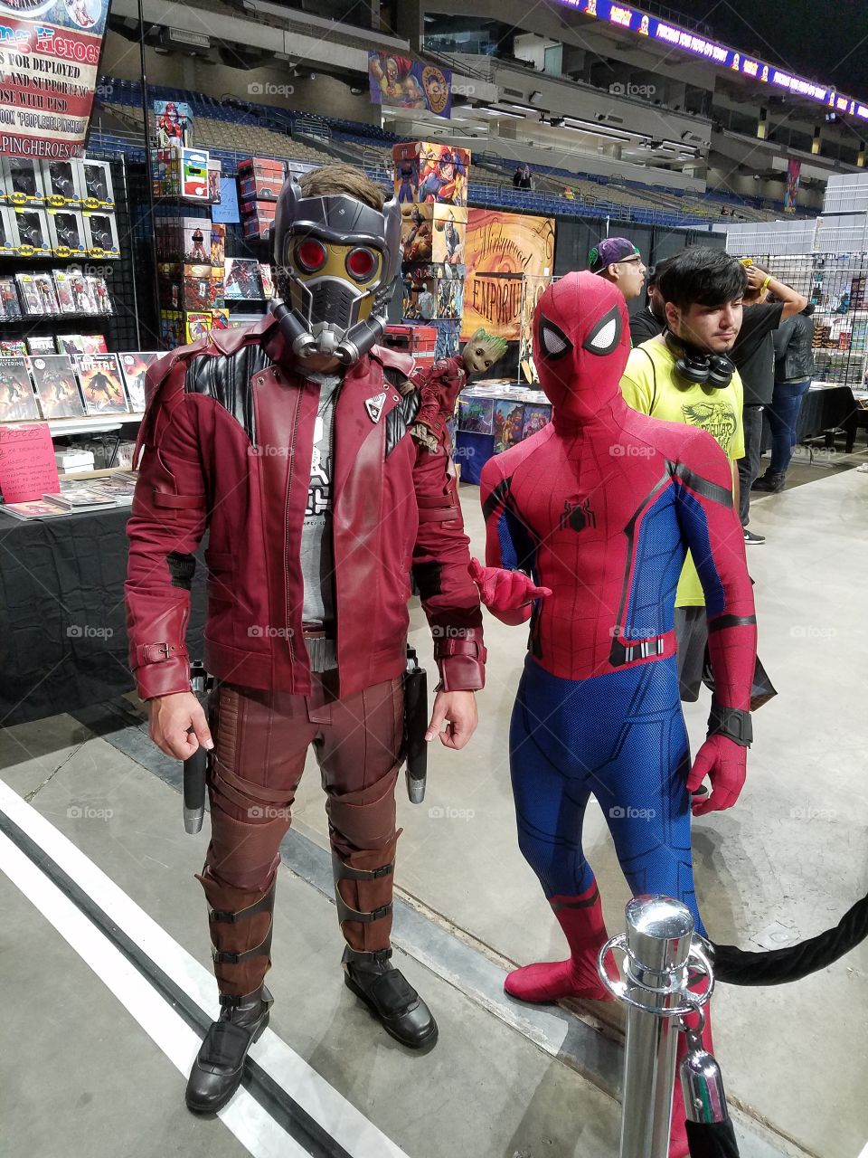 Starlord and Spiderman