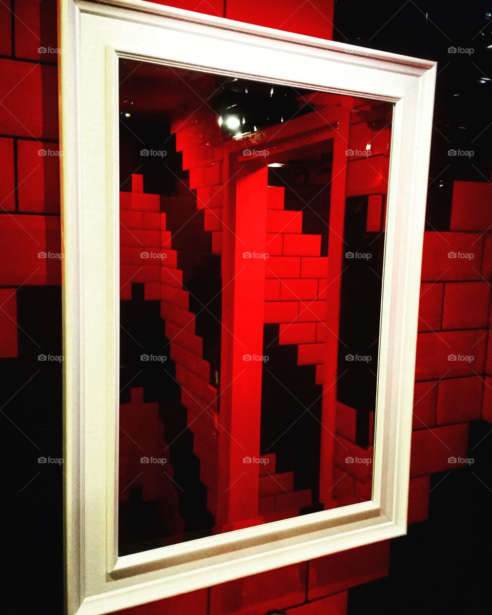 Mirror reflections in red!!!! 