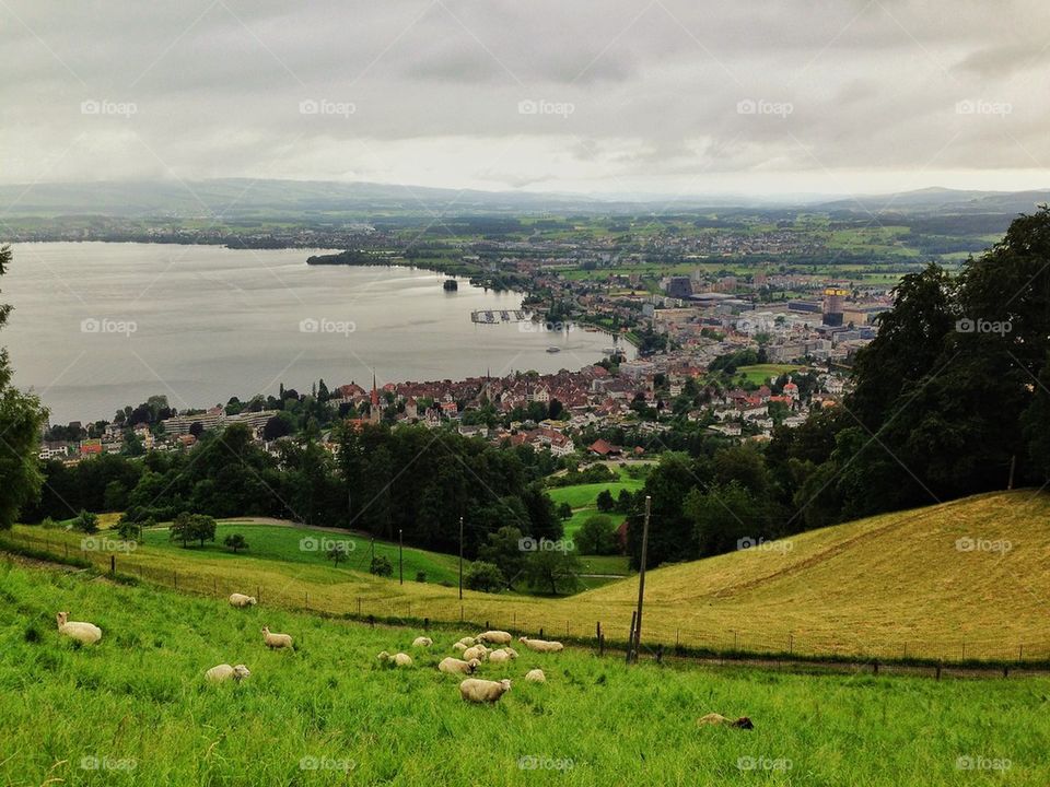 Scenic view of Switzerland